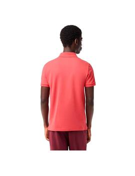 Polo Lacoste Slim Fit Rosa Hombre