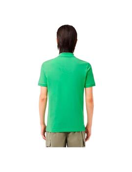 Polo Lacoste Slim Fit Verde Hombre