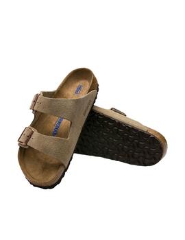 Sandalia Birkenstock Arizona SFB Beig Unisex