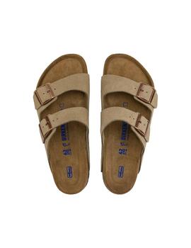 Sandalia Birkenstock Arizona SFB Beig Unisex