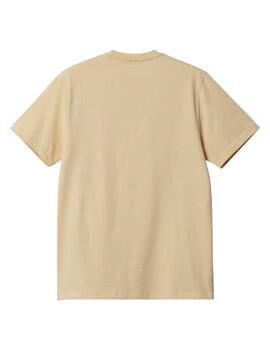 Camiseta Carhartt S/S Pocket Amarilla Hombre