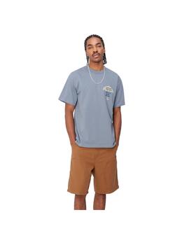 Camiseta Carhartt S/S Covers Morada Hombre