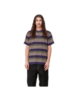 Camiseta Carhartt S/S Coby Morada Hombre