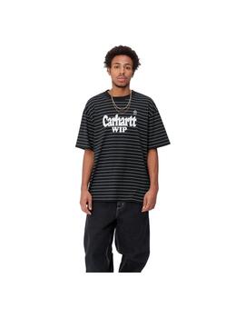 Camiseta Carhartt S/S Orlean Spree Negra Hombre