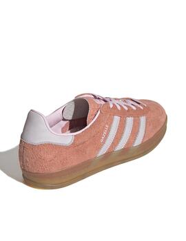 Zapatilla Adidas Gazelle Indoor Naranja Mujer