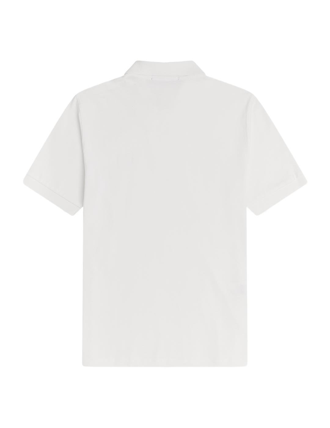 Polo Fred Perry The Original Blanco Hombre