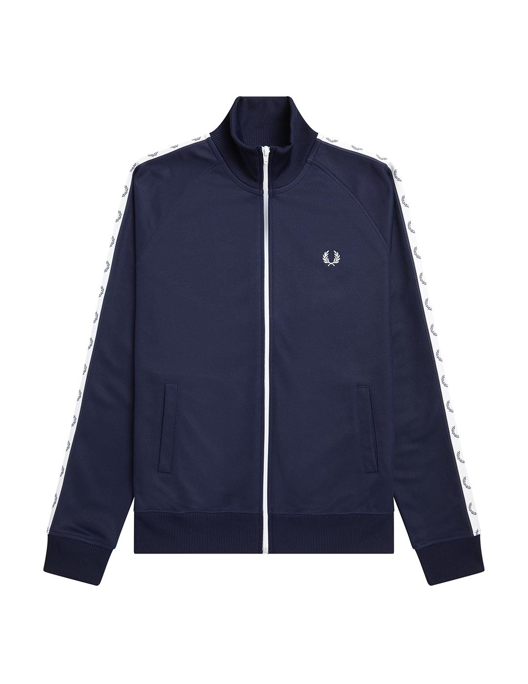 Chaqueta Fred Perry Taped Track Marino Hombre