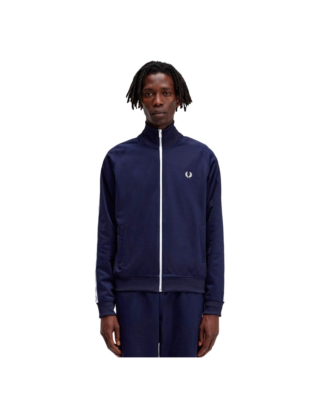 Chaqueta Fred Perry Taped Track Marino Hombre