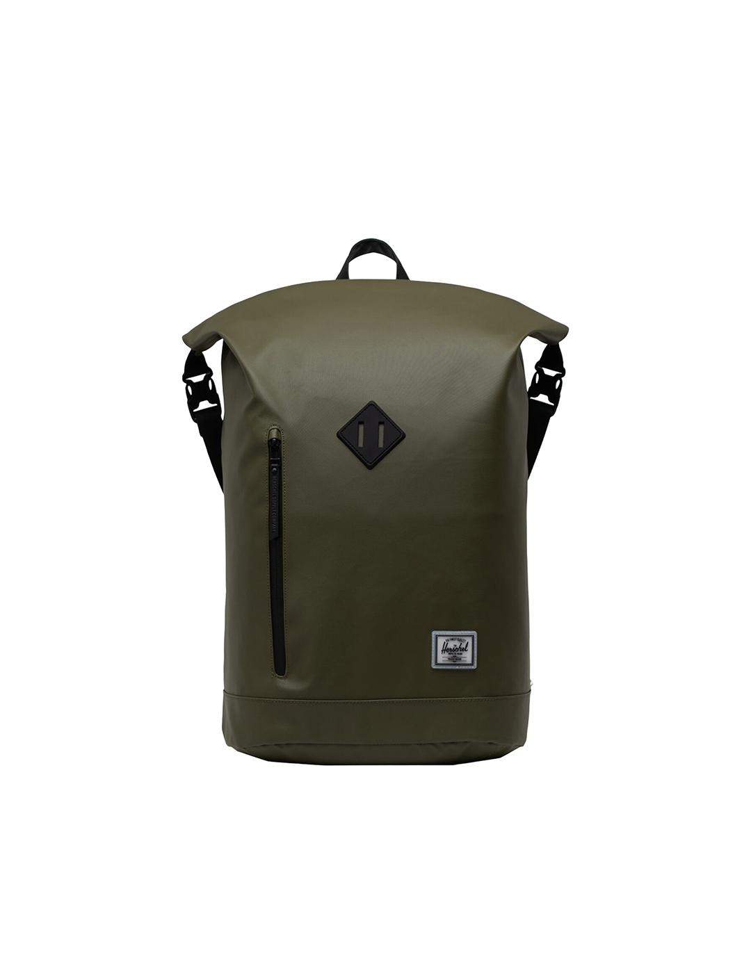 Mochila Herschel Roll Top Verde Unisex