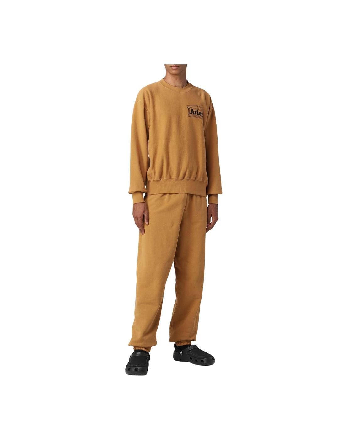 Sudadera Aries Premium Temple Camel Unisex