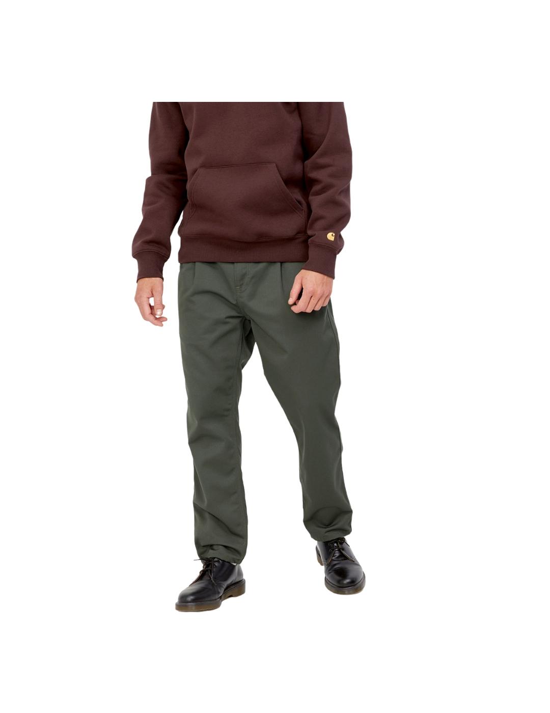 Pantalón Carhartt WIP Abbott Verde Hombre