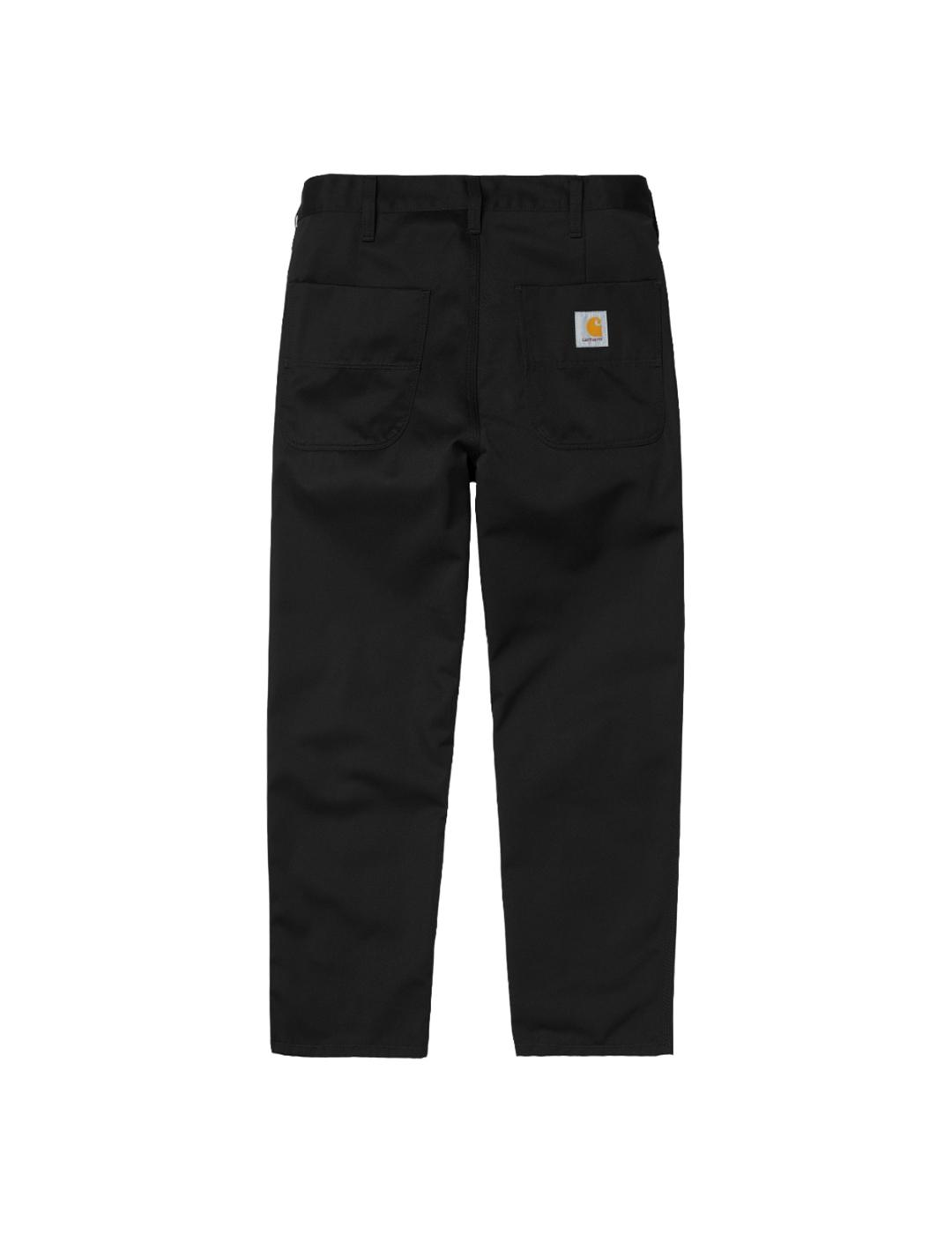Pantalón Carhartt WIP Abbott Negro Hombre