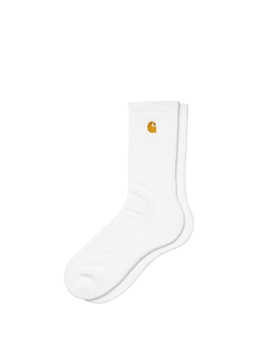 Calcetín Carhartt WIP Chase Blanco Unisex