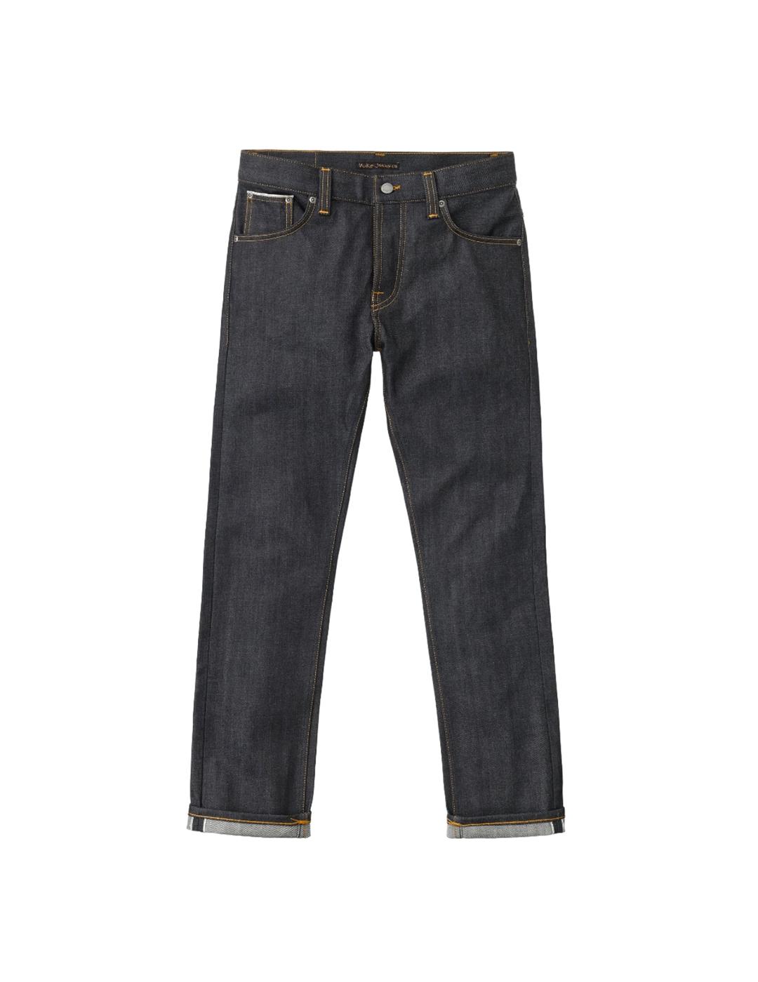 Pantalón Vaquero Nudie Jeans Dry Original Marino Hombre