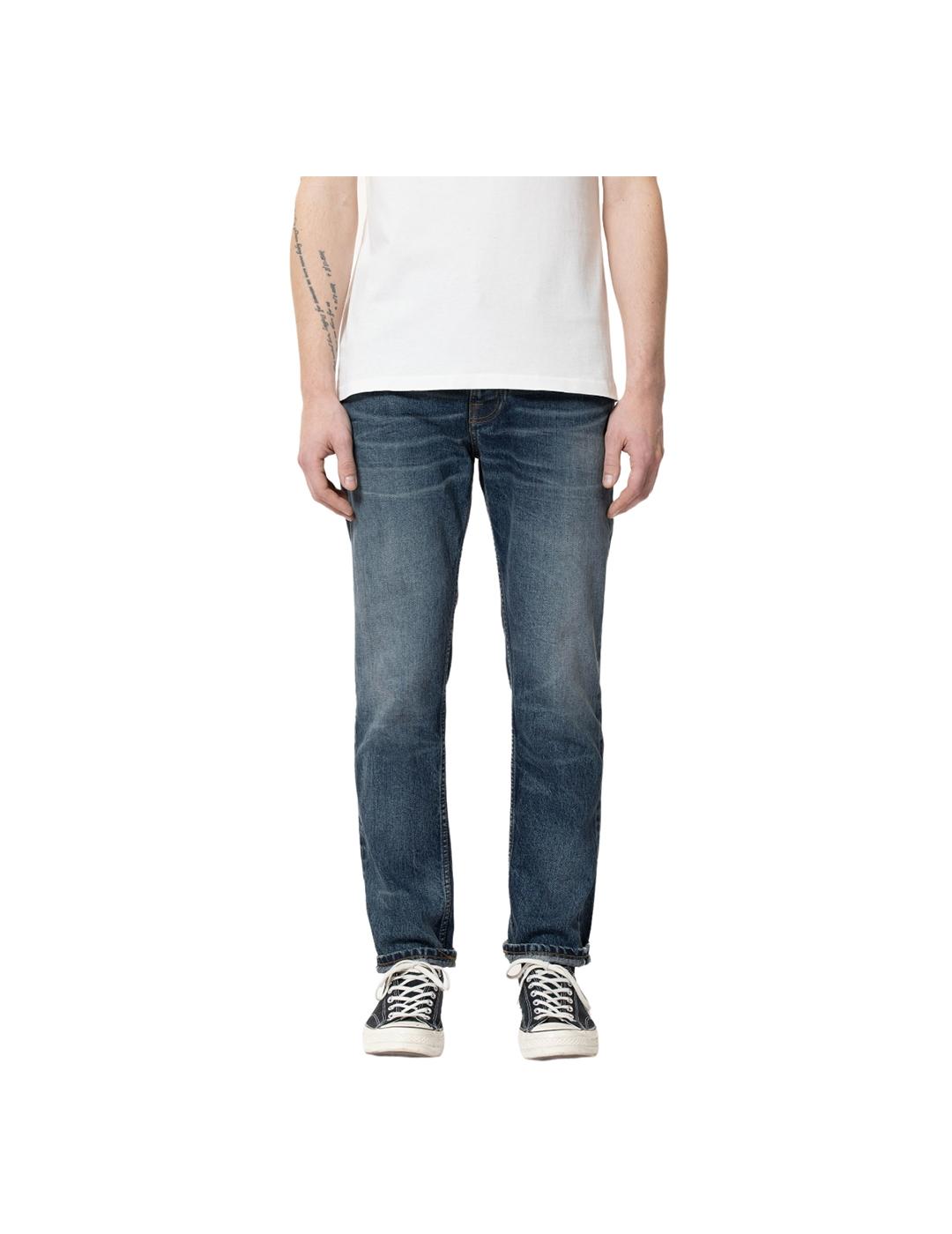 Pantalón Vaquero Nudie Jeans Steady Eddie II  Azul