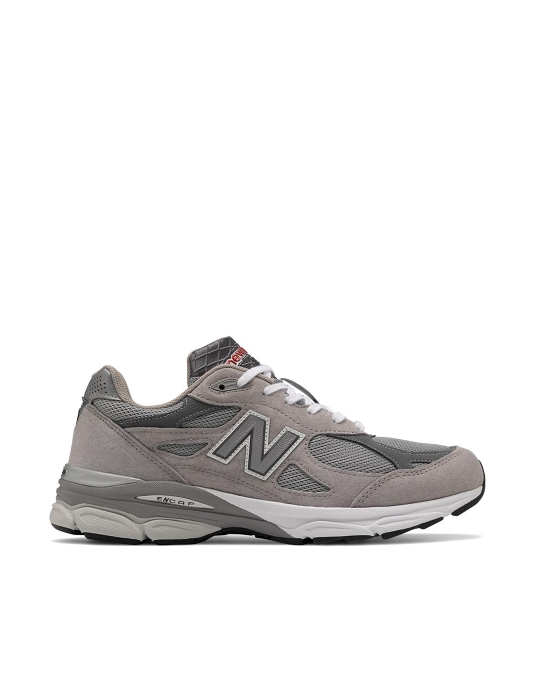 Zapatilla New Balance MADE in USA 990v3 Gris Hombre