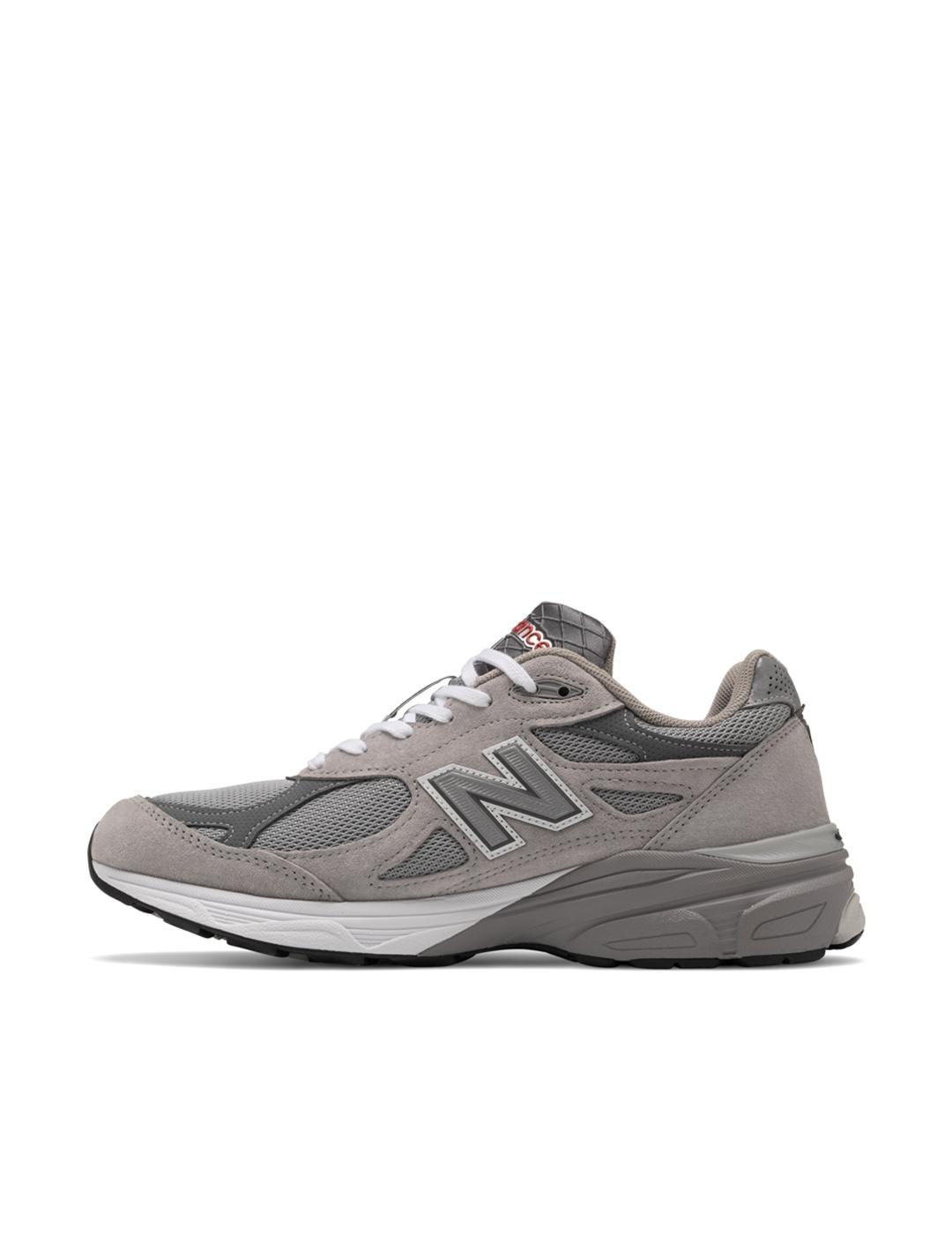 Zapatilla New Balance MADE in USA 990v3 Gris Hombre