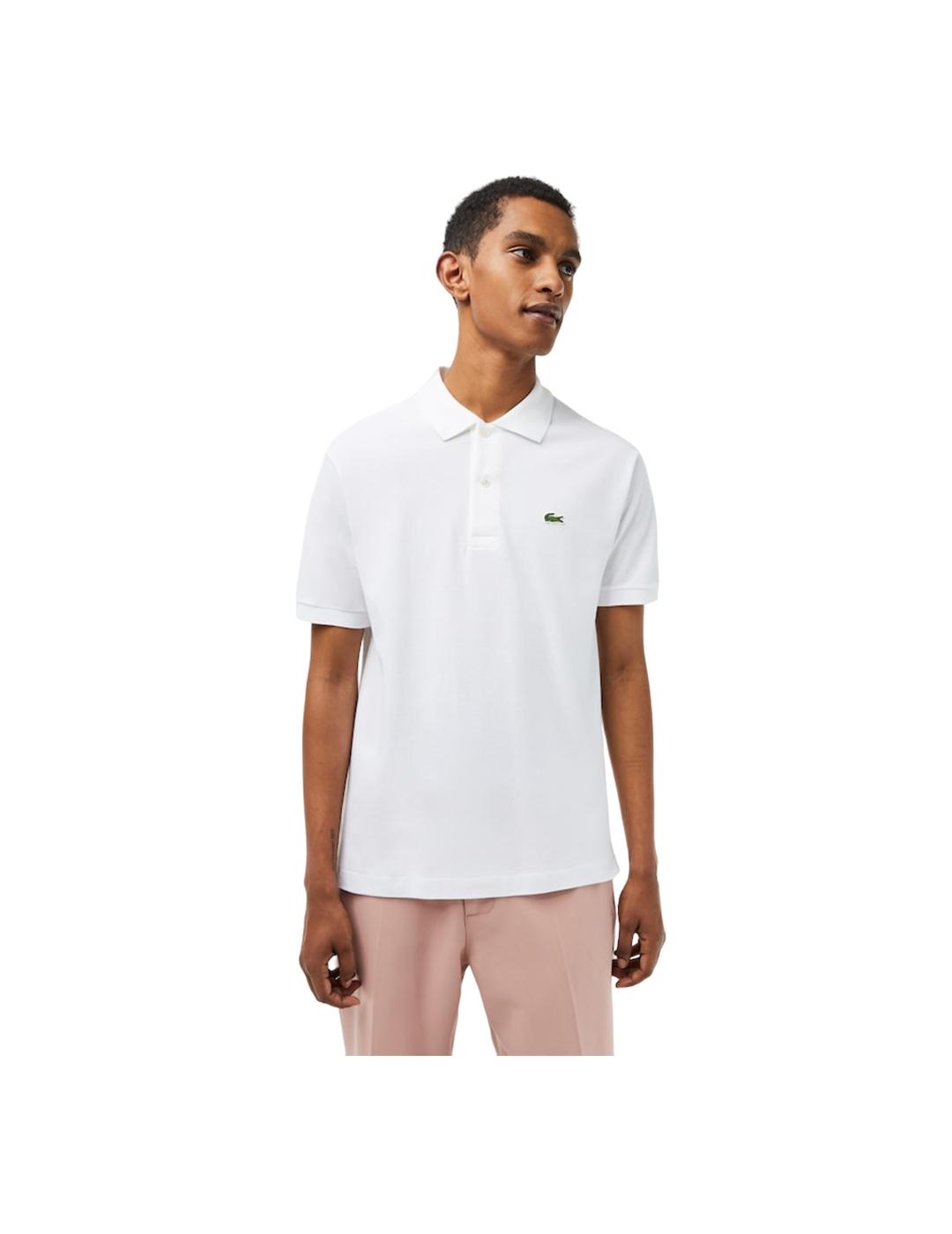 Polo Slim Fit Lacoste Blanco Hombre