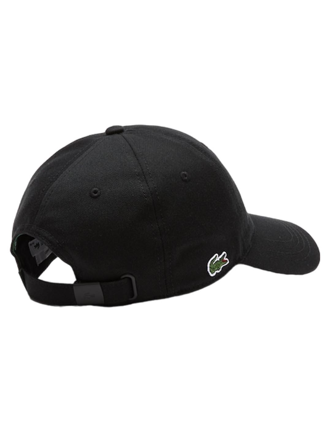 Gorra Lacoste Logo Lateral Negro Unisex