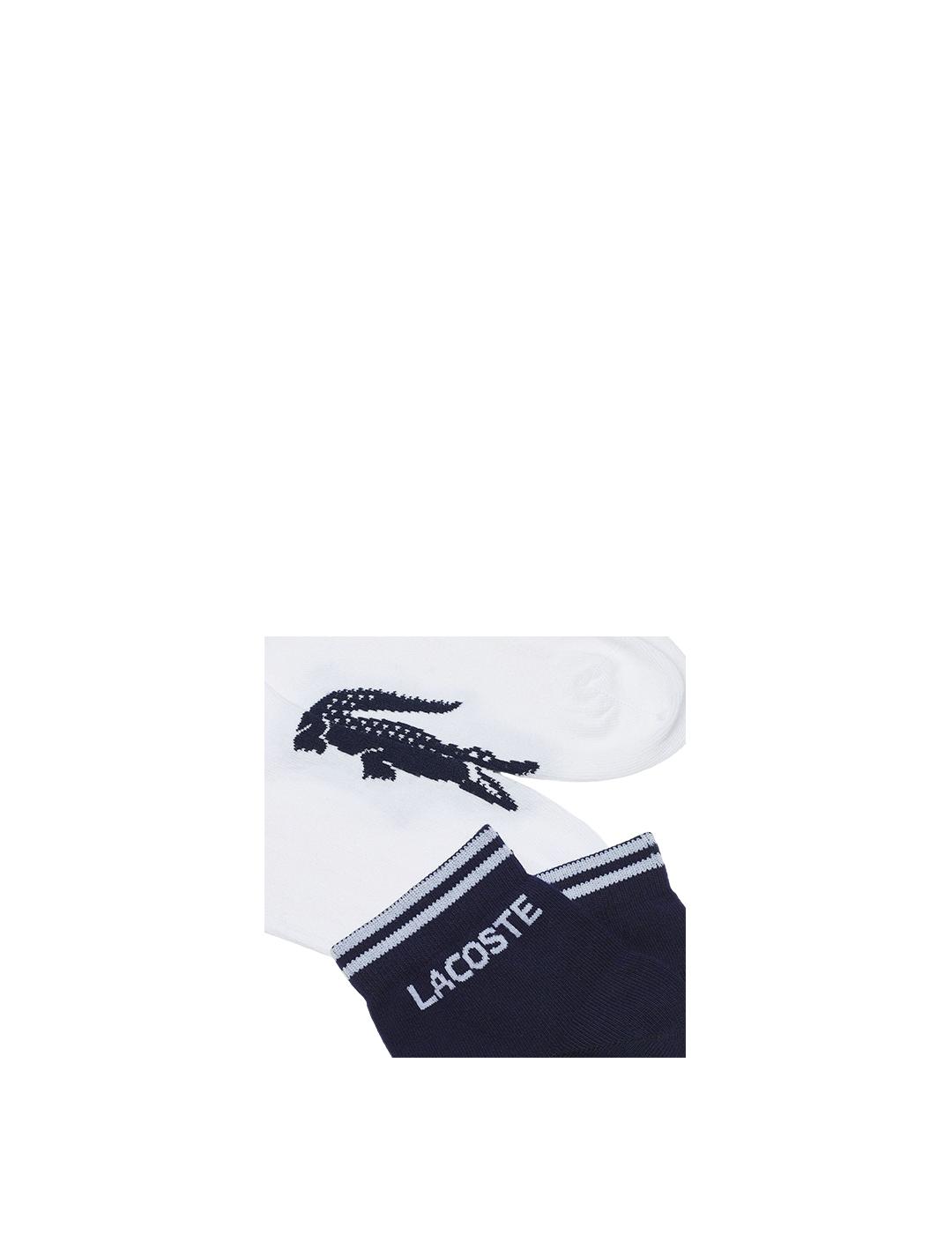 Calcetines Rayas Lacoste Marino Unisex