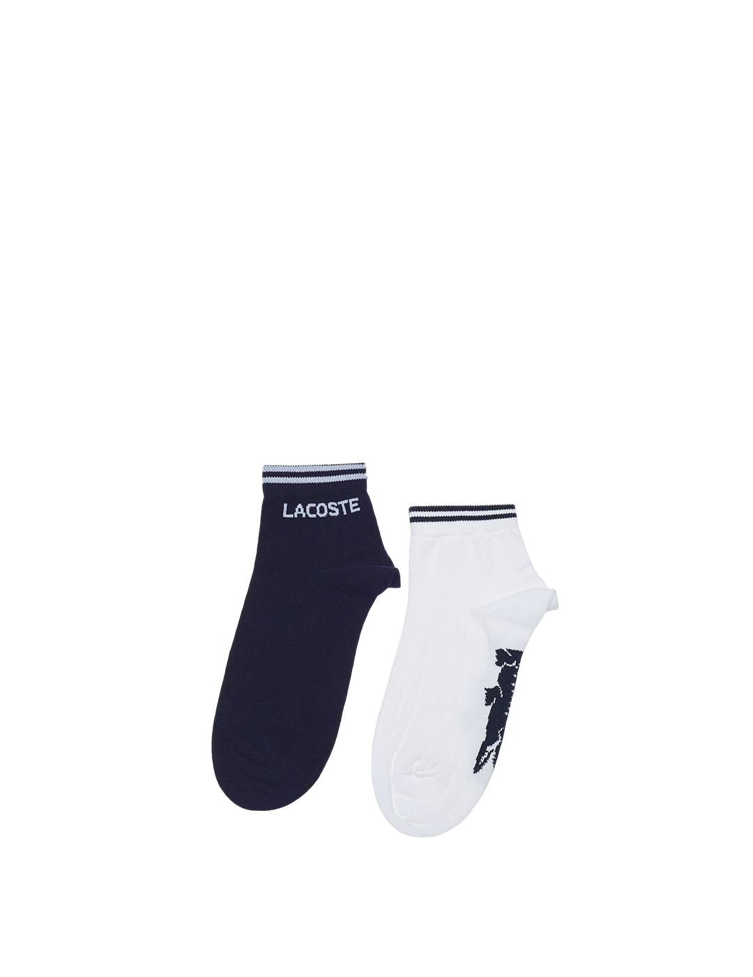 Calcetines Rayas Lacoste Marino Unisex
