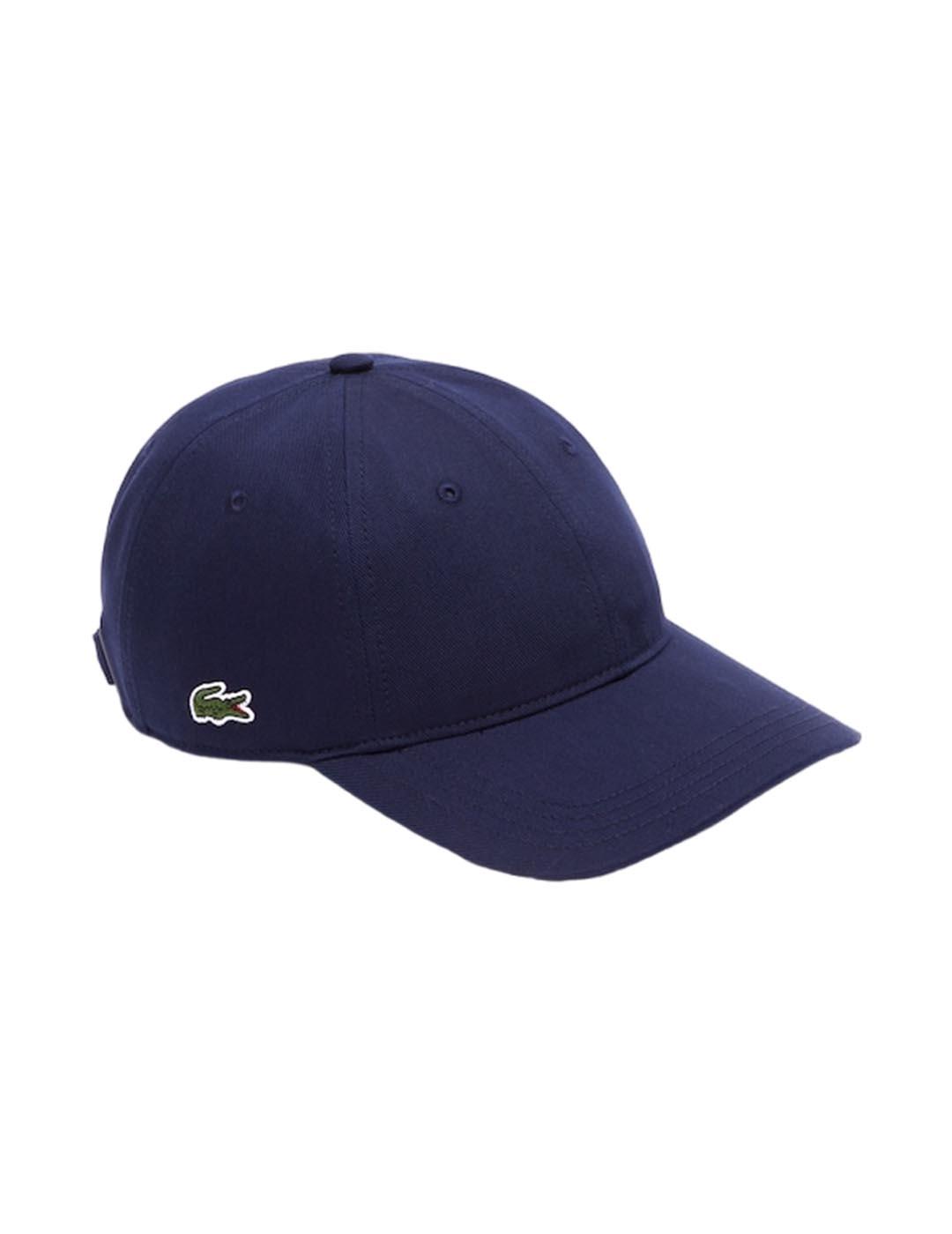 Gorra Lacoste Logo Lateral Marino Unisex