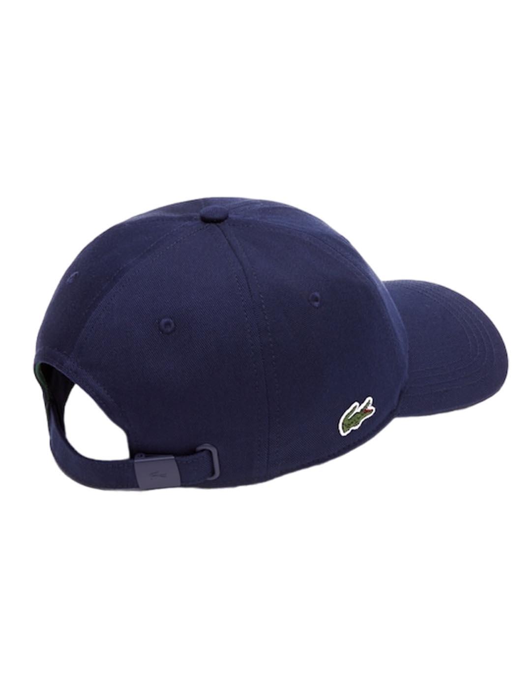 Gorra Lacoste Logo Lateral Marino Unisex