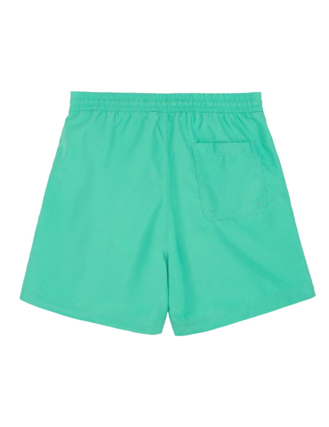 Bañador Carhartt WIP Chase Trunks Turquesa Hombre