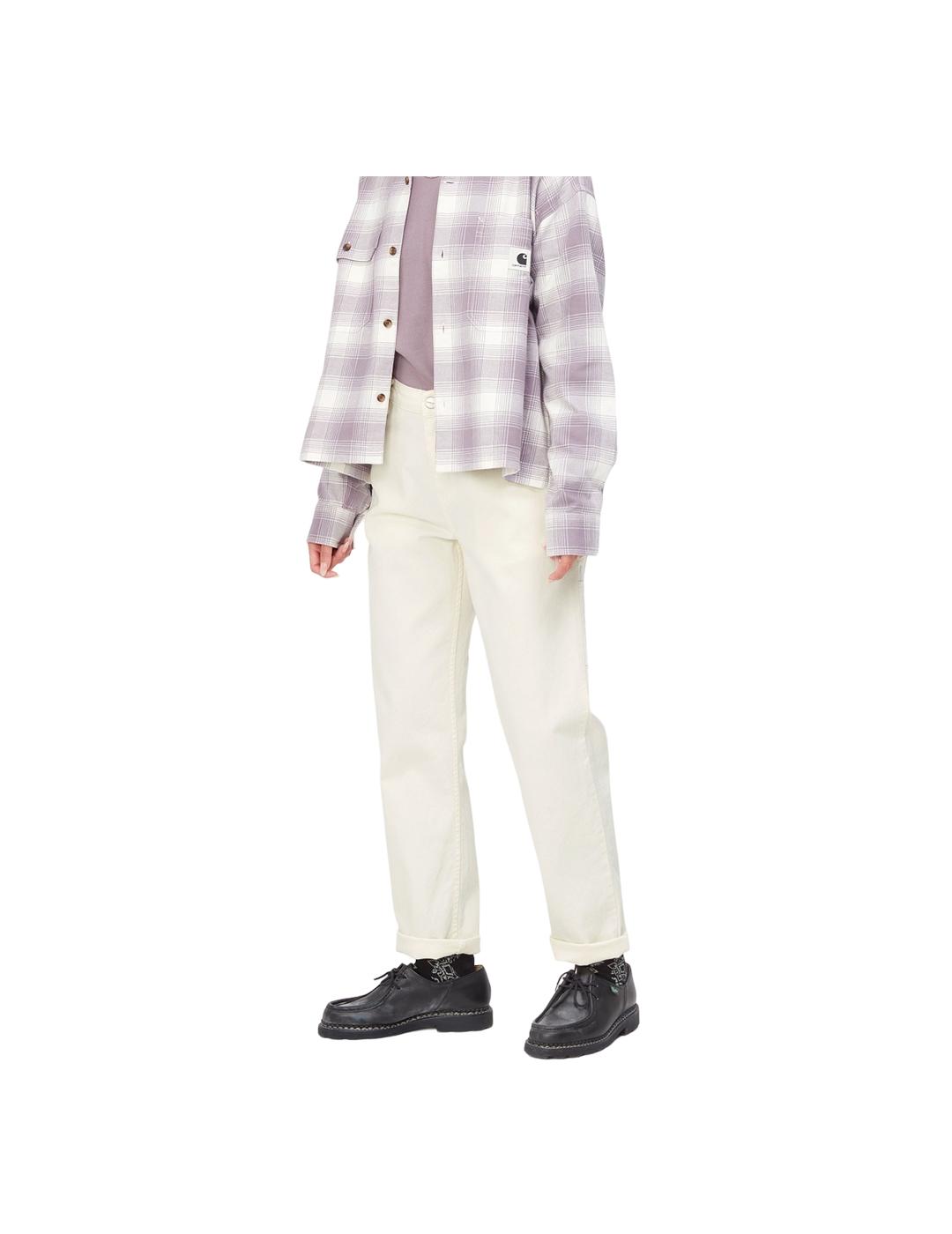 Pantalón Carhartt WIP Pierce Blanco Mujer