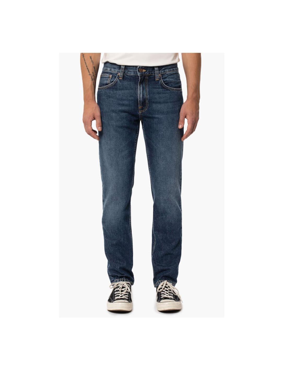 Pantalón Vaquero Nudie Jeans Gritty Jackson Azul