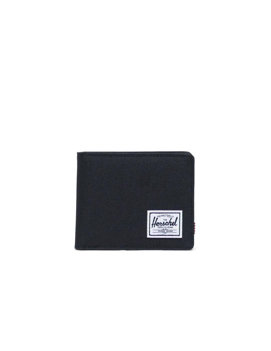 Cartera Herschel Roy Coin RFID Negro Unisex
