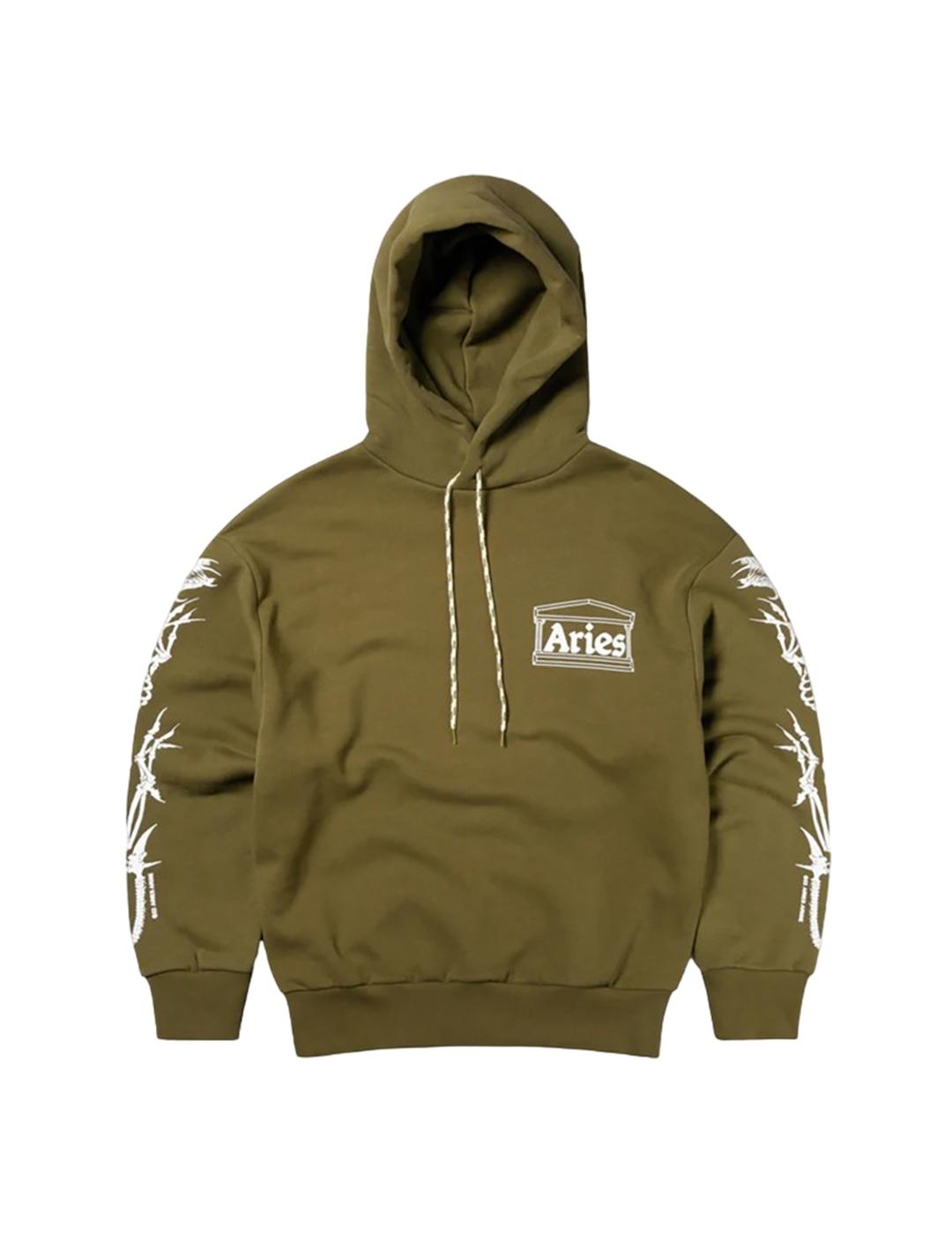 Sudadera Aries Dragon Skeletor Verde Hombre