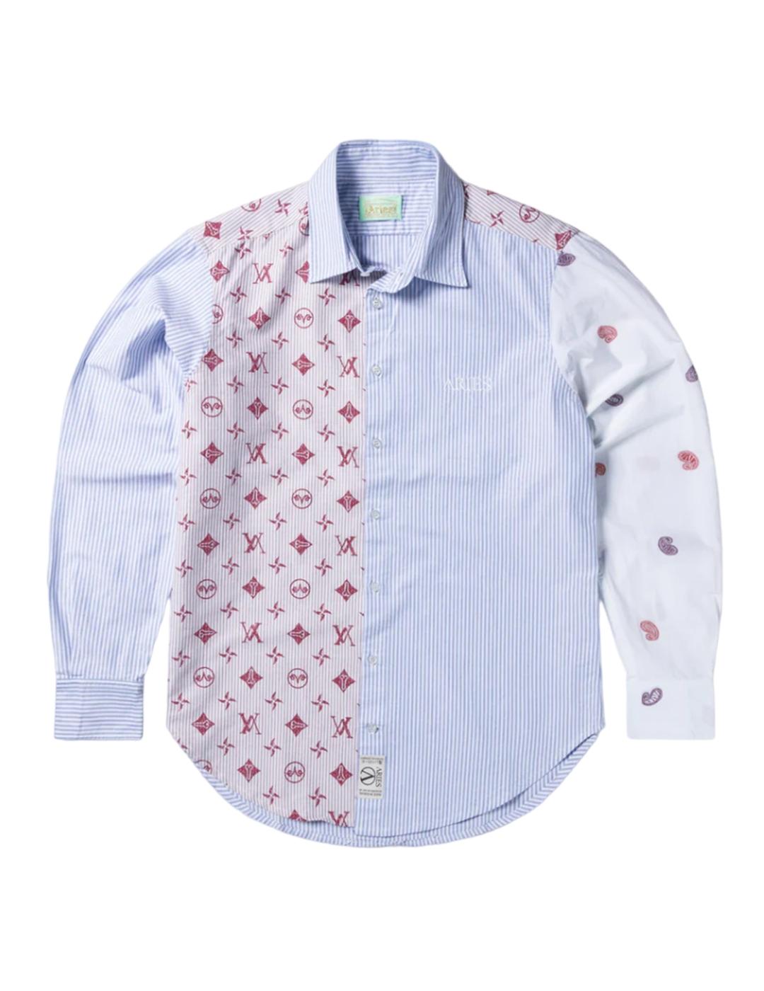 Camisa Aries Patchwork Multicolor Hombre