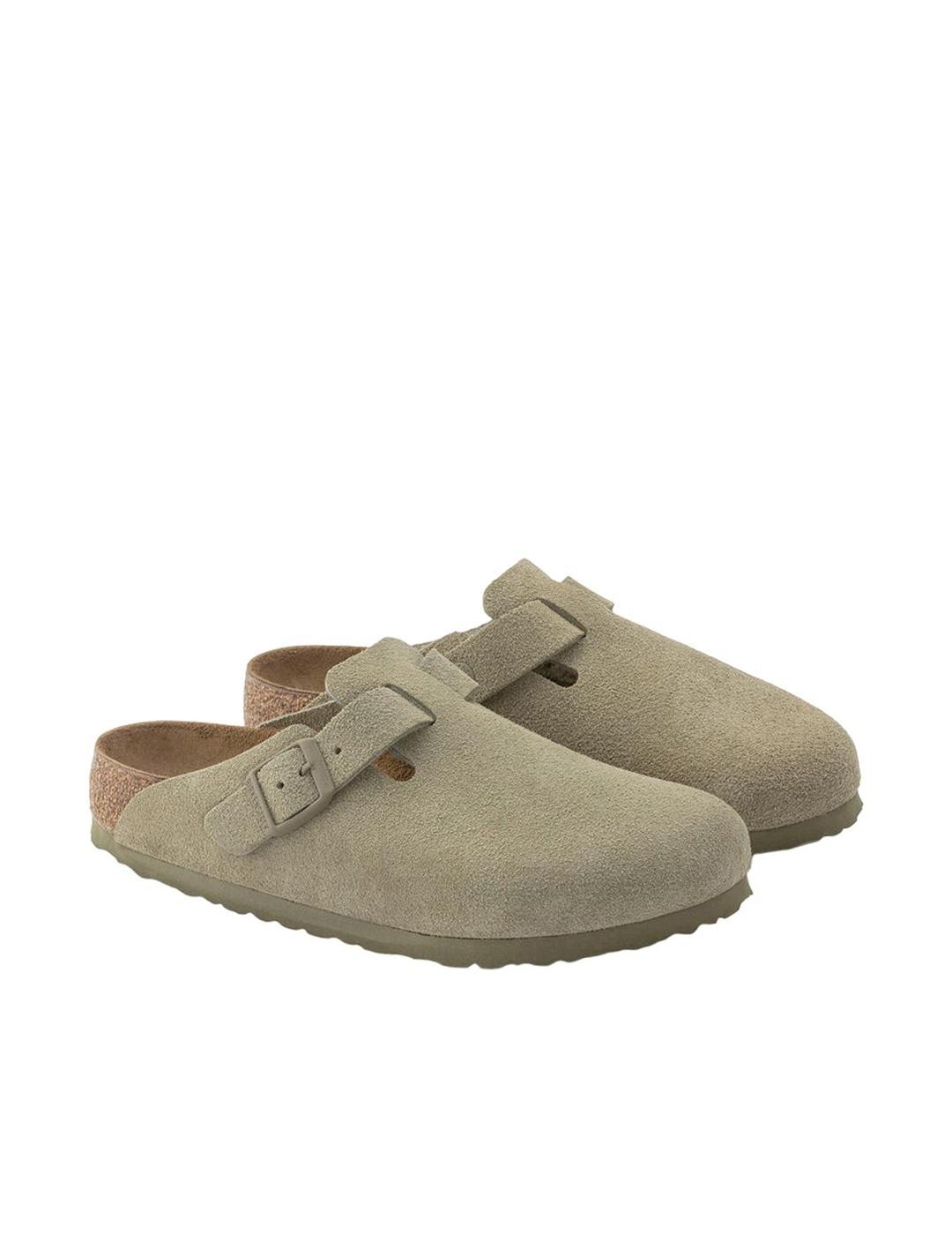 Zueco Birkenston Boston VL Faded Verde Unisex