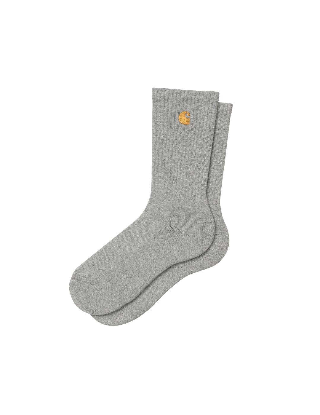 Calcetín Carhartt Wip Chase Gris Unisex