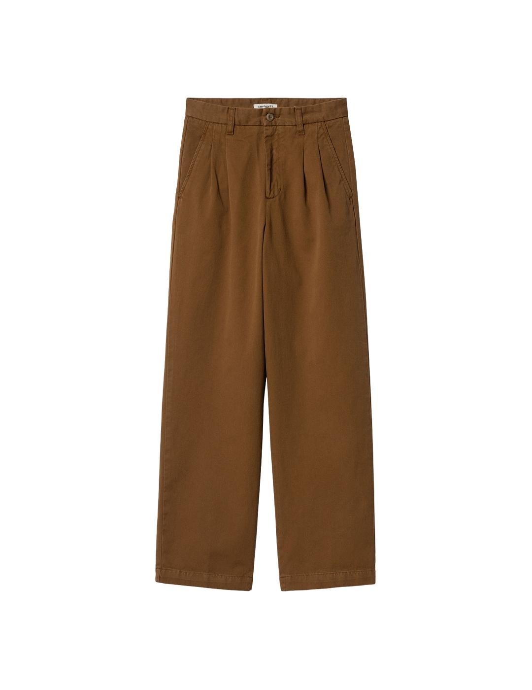 Pantalón Carhartt WIP Cara Marrón Mujer