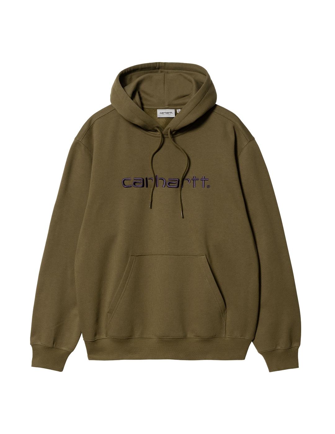 Sudadera Carhartt Wip Hooded Verde Unisex