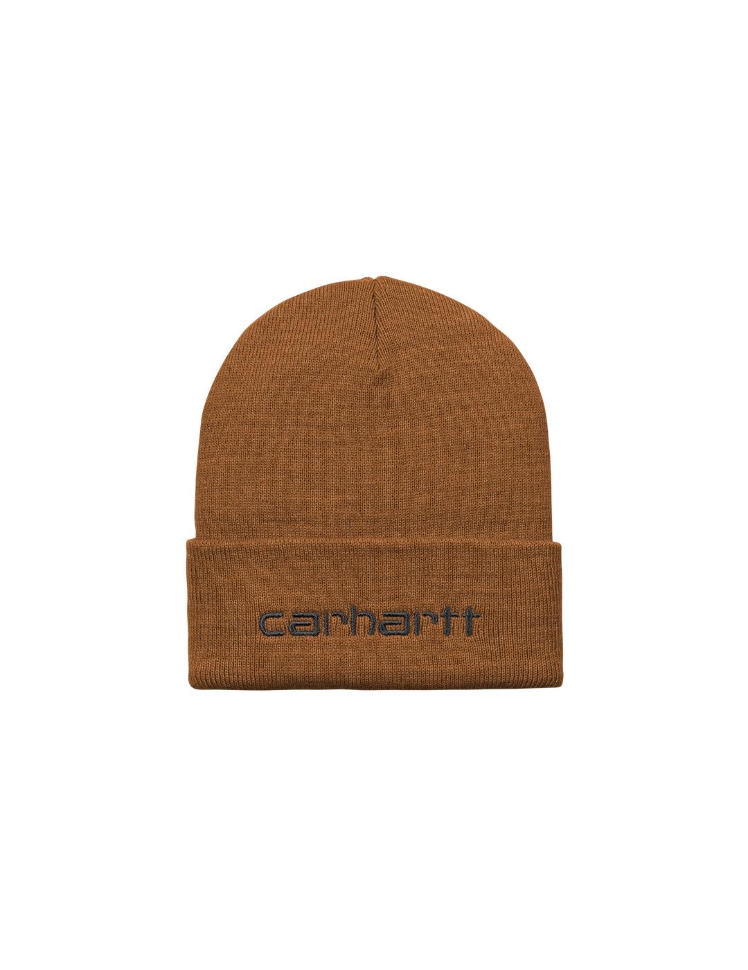 Gorro Carhartt WIP Script Marrón Unisex