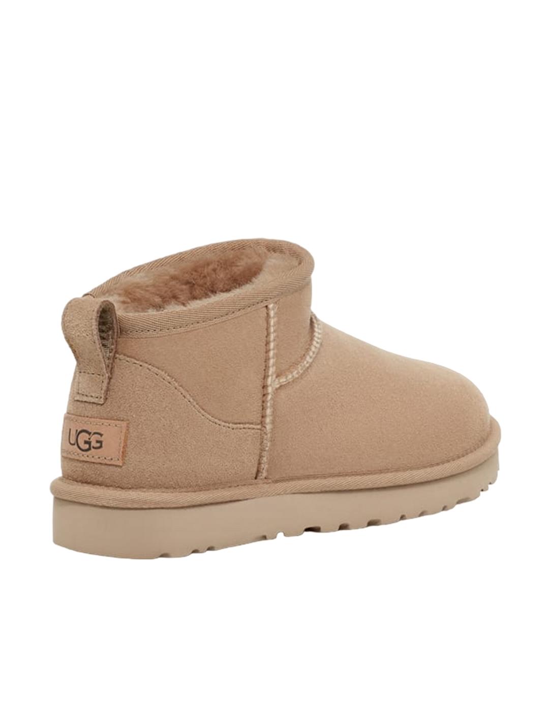 Bota Ugg Classic Ultra Mini Beige Mujer