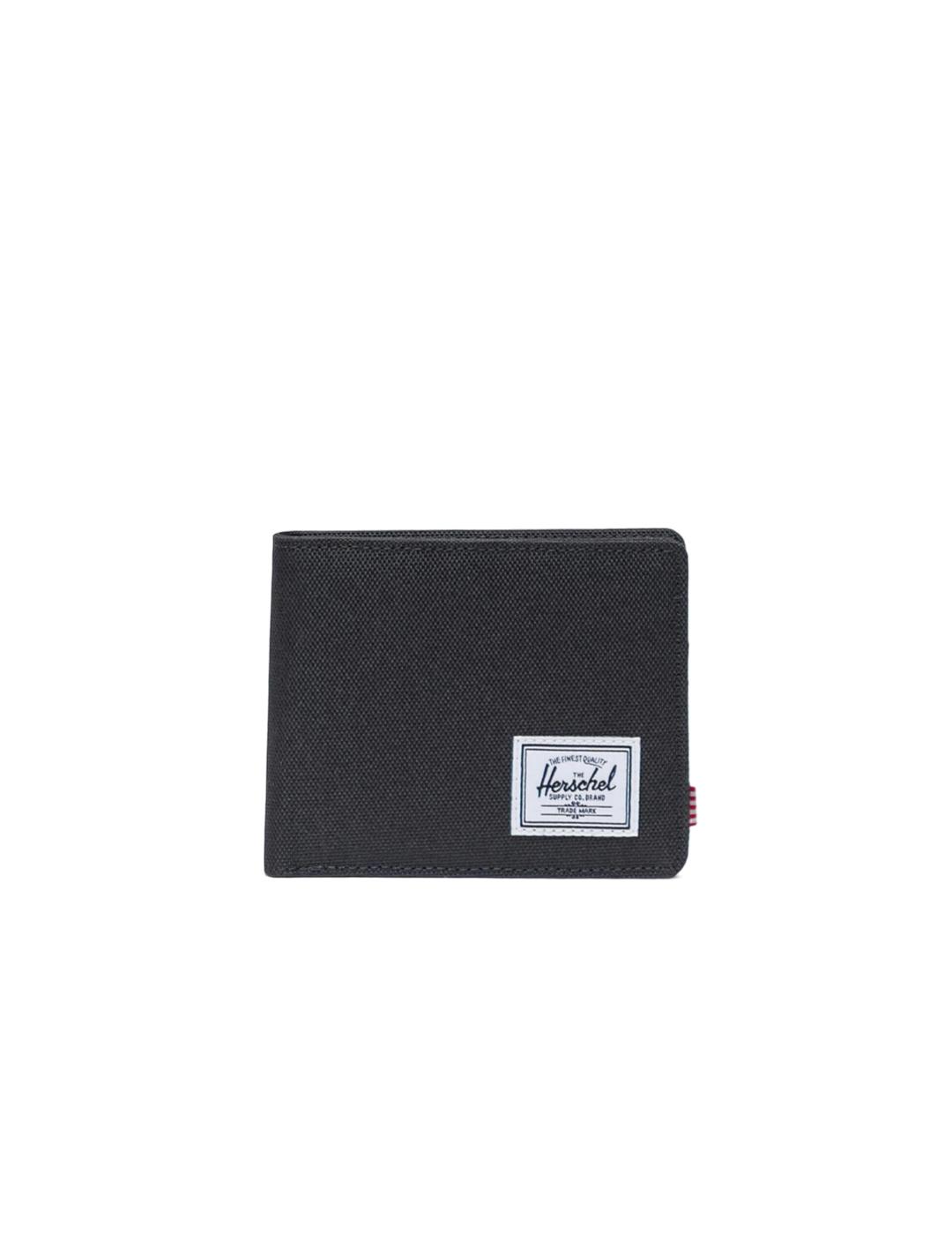 Cartera Herschel Roy Coin RFID Negro Unisex