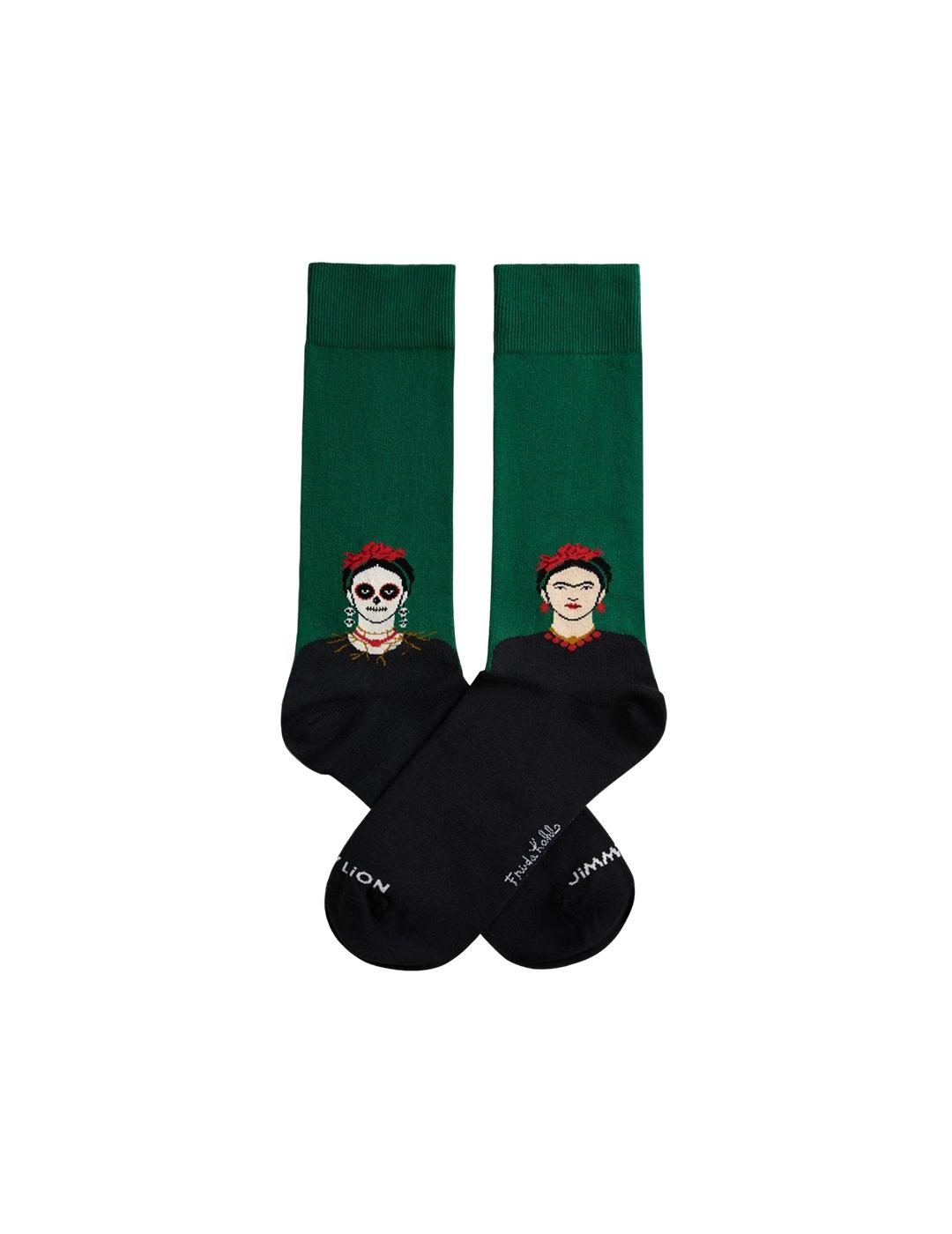 Calcetín Jimmy Lion Frida Catrina Verde Unisex