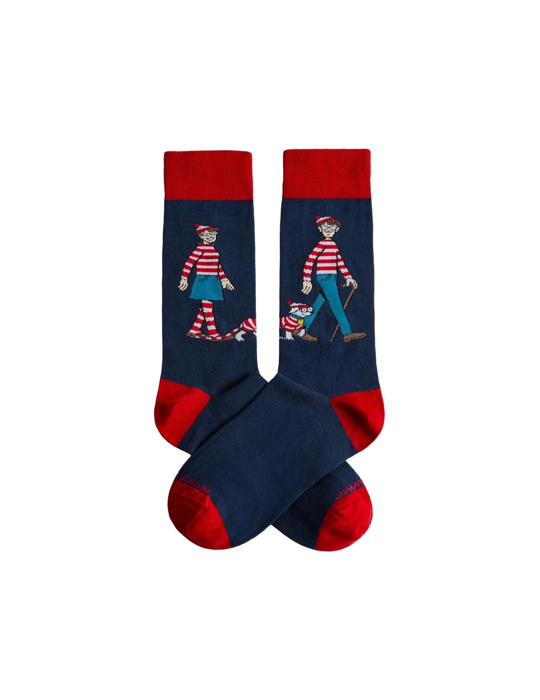 Calcetín Jimmy Lion Wally & Friends Marino Unisex