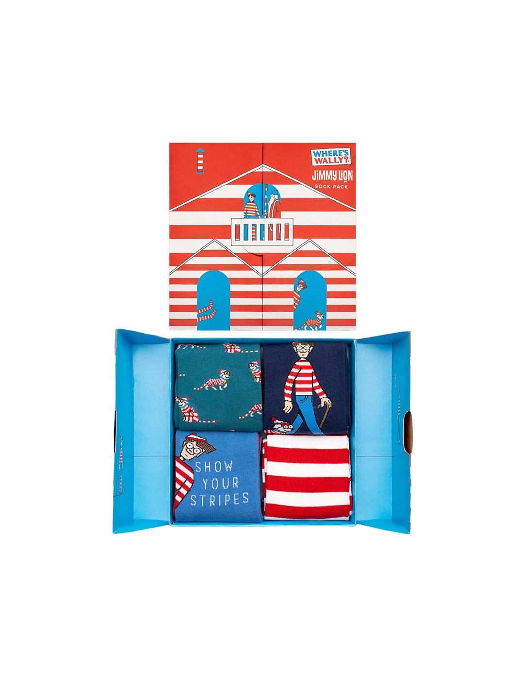 Pack Jimmy Lion Where's Wally Multicolor Unisex