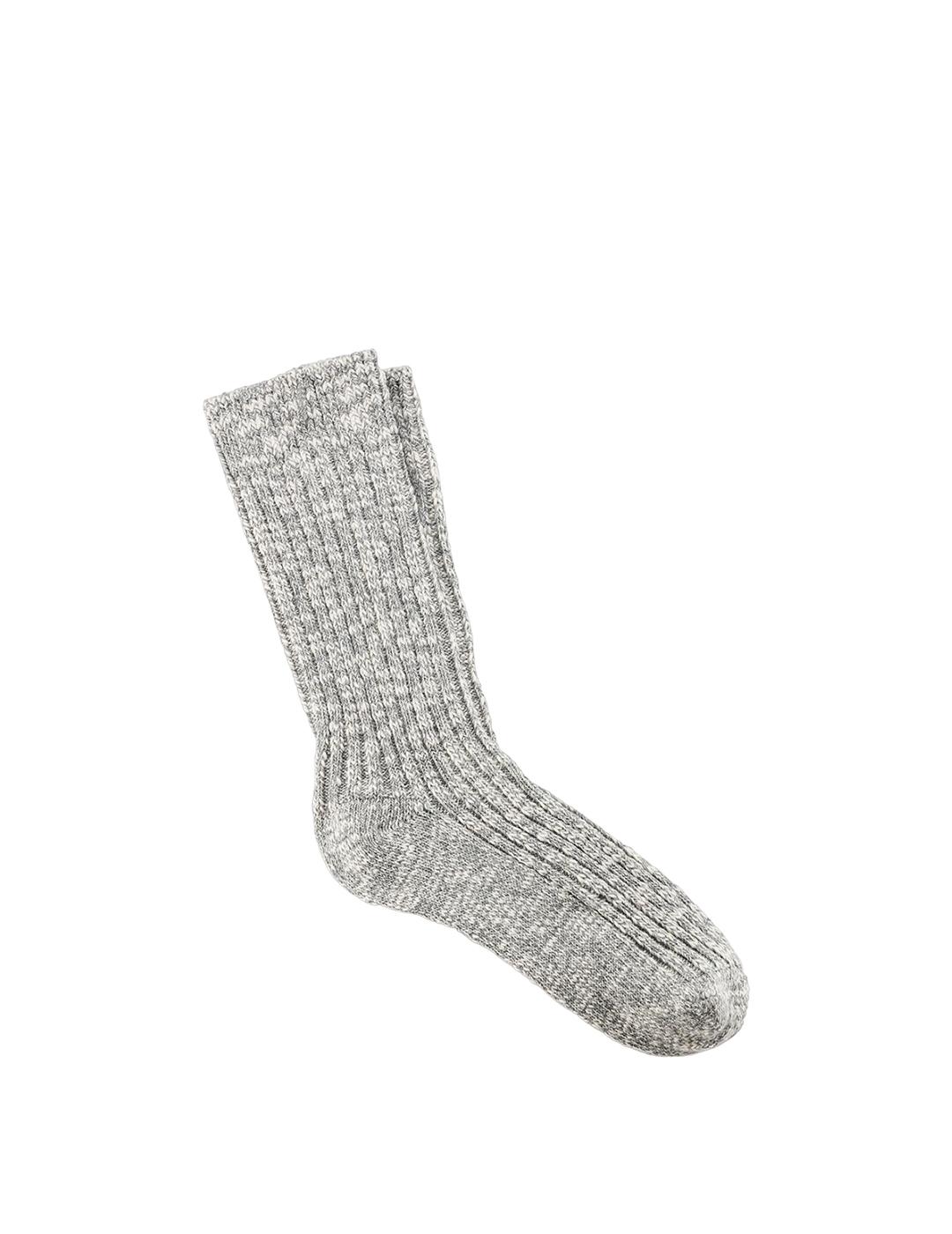 Calcetín Birkenstock Cotton Slub W Gris Mujer