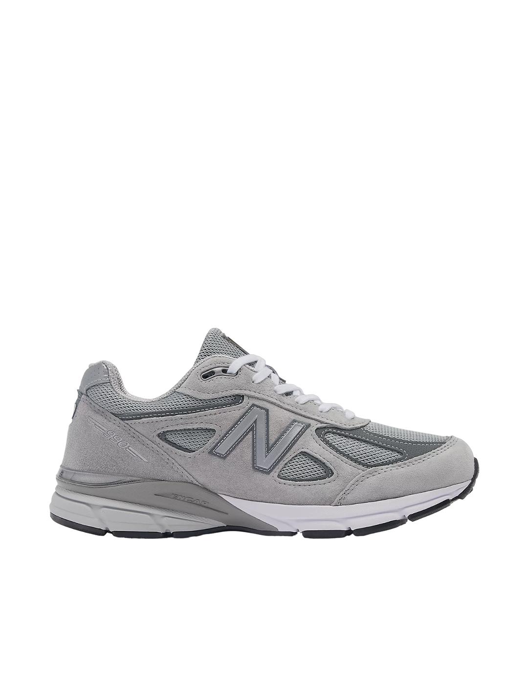 Zapatilla New Balance Made in USA 990v4 Core Gris Unisex