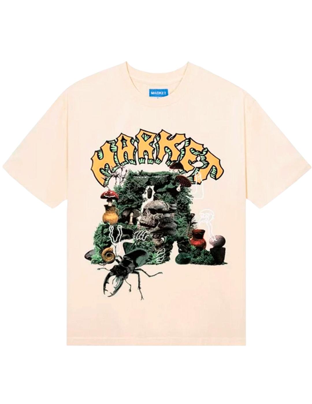 Camiseta Market Grotto Beige Hombre
