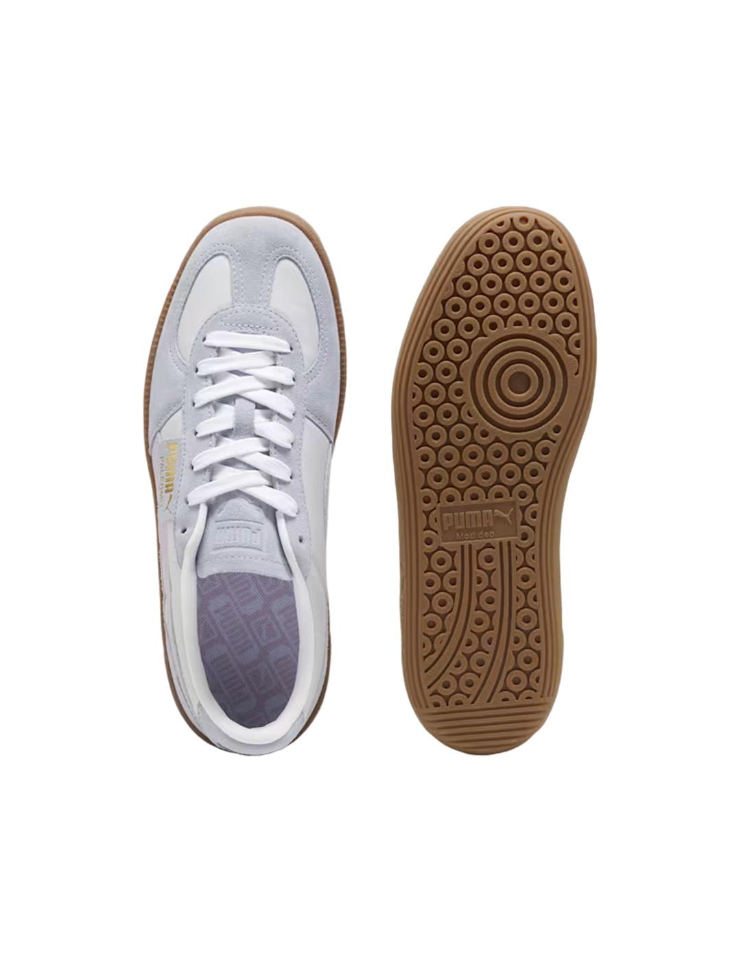 Zapatilla Puma Palermo OG Feather Gris Mujer