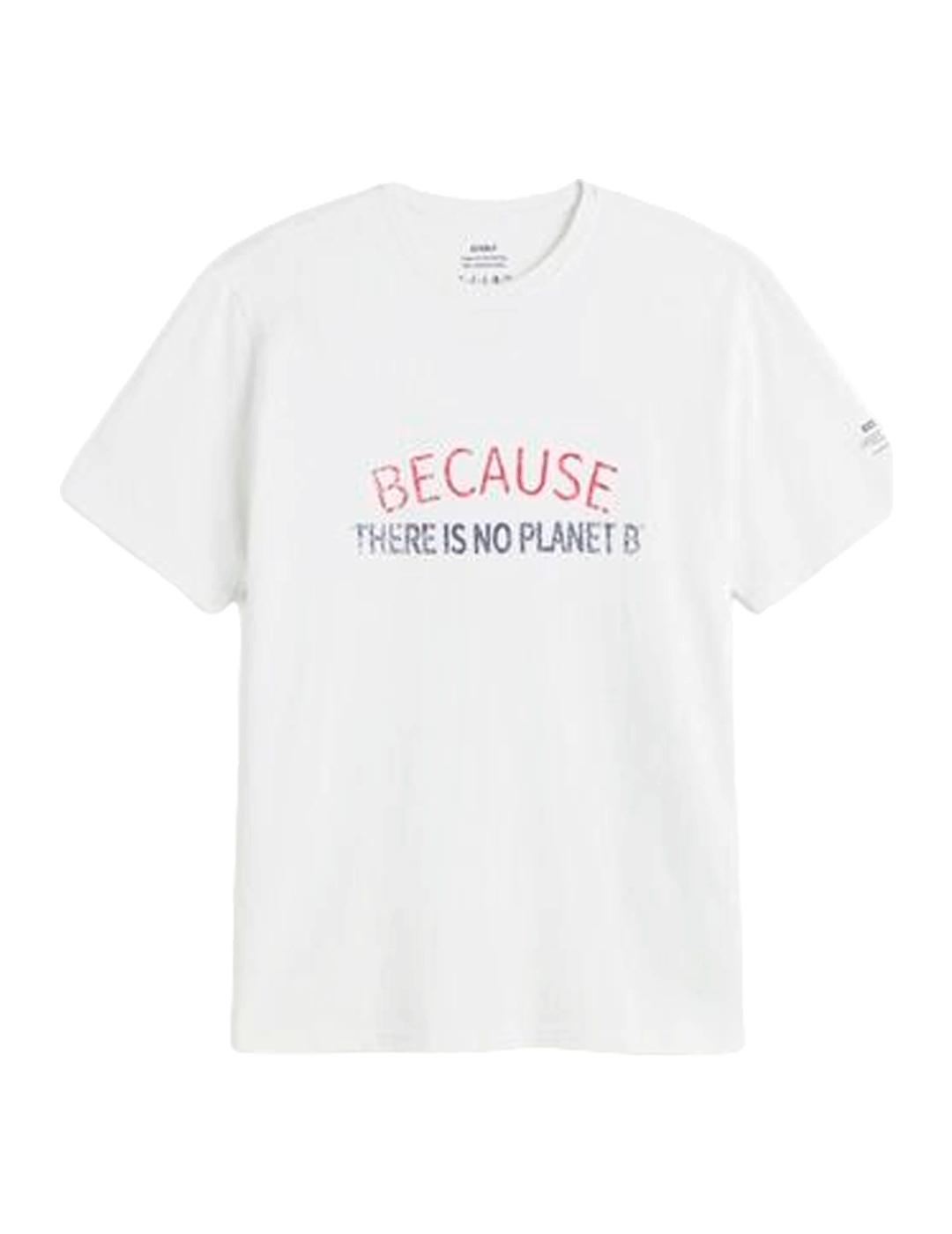 Camiseta Ecoalf Metialf Blanco Unisex