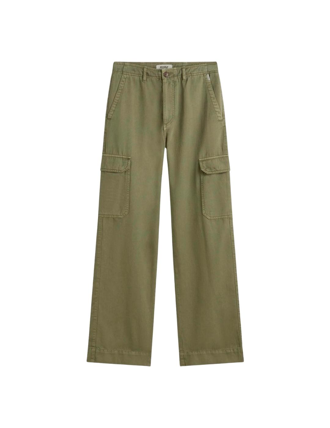 Pantalón Ecoalf Maryalf Caqui Mujer