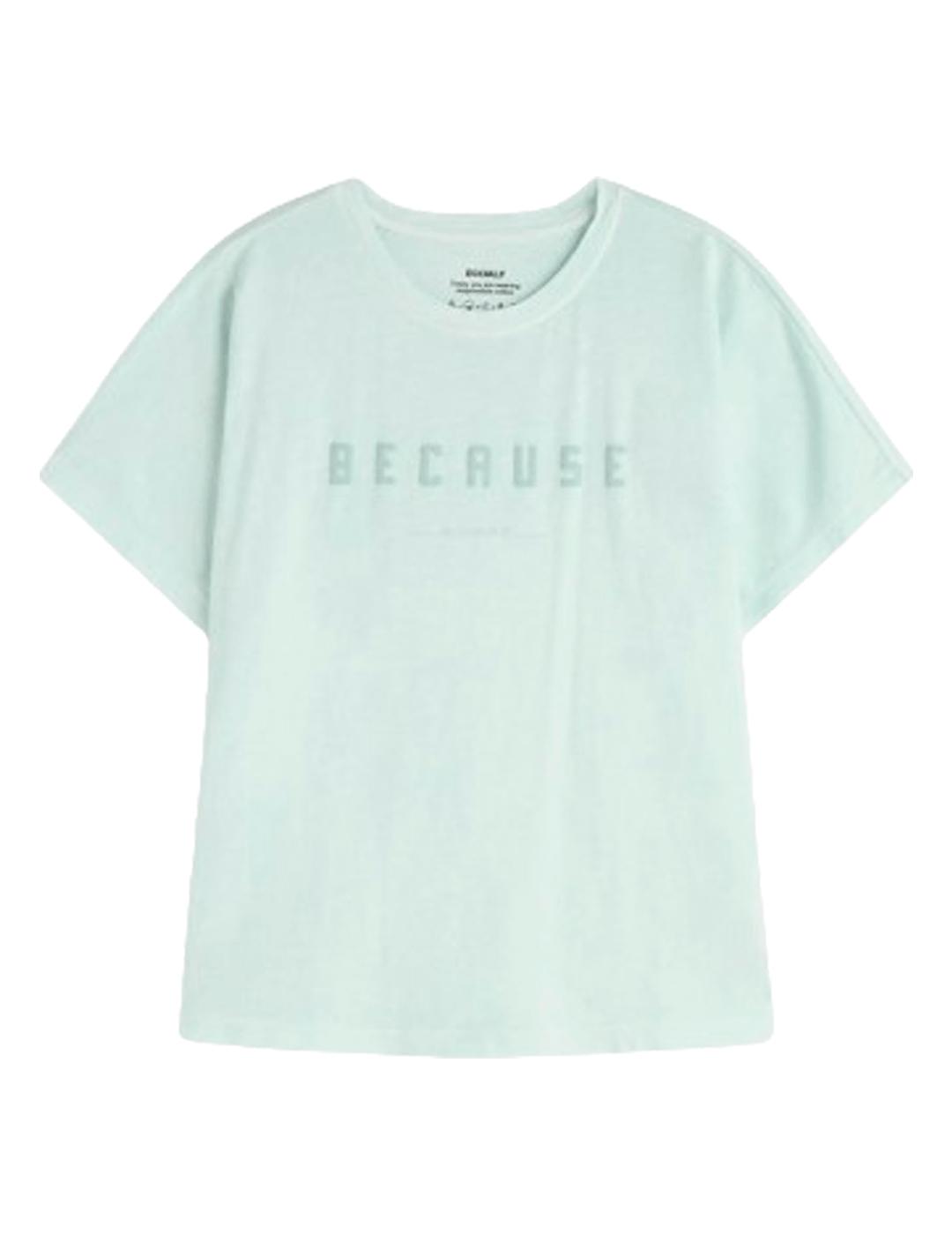 Camiseta Ecoalf Kemialf Azul Mujer